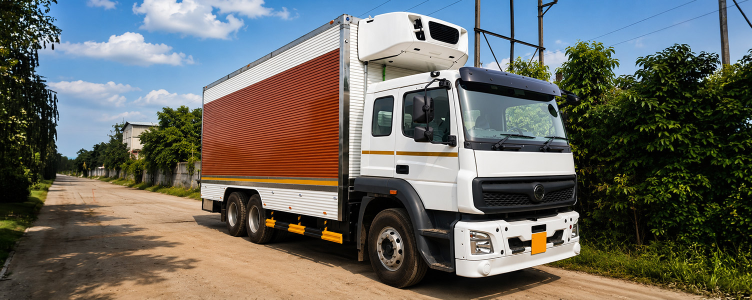 Sub Zero refrigerated truck for commercial vehicle manufacturers